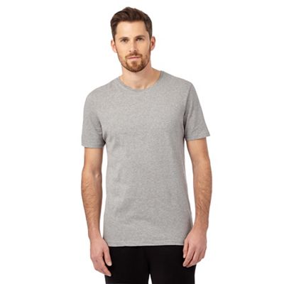 Big and tall pack of two grey cotton t-shirts
